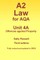 A2 Law for AQA Unit 4 A