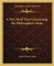 A Very Brief Tract Concerning the Philosopher's Stone