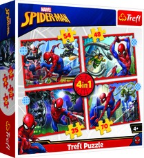 TREFL SPIDER-MAN Puzzle 4 in 1 set TREFL SPIDER-MAN Puzzle 4 in 1 set
