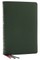 Nkjv, Thinline Reference Bible, Large Print, Premium Goatskin Leather, Green, Premier Collection, Red Letter, Comfort Print