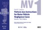 North Carolina Pattern Jury Instructions for Motor Vehicle Negligence Cases, 2022 Edition