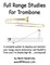 Full Range Studies for Trombone