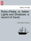 Roba D'Italia, Or, Italian Lights and Shadows