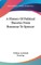 A History Of Political Theories From Rousseau To Spencer