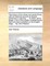 The History of the Mimes and Pantomimes, with an Historical Account of Several Performers in Dancing, ... to Which Will Be Added, a List of the Modern Entertainments That Have Been Exhibited on the English Stage, ... by John Weaver, ...