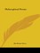 Philosophical Poems