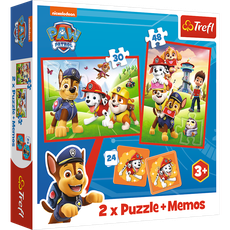 TREFL PAW PATROL Puzzle Set 30+48+M24 TREFL PAW PATROL Puzzle Set 30+48+M24
