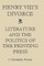 Henry VIII's Divorce: Literature and the Politics of the Printing Press
