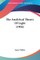 The Analytical Theory Of Light (1904)