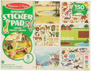 MELISSA & DOUG Reusable Sticker Pad Habitats