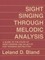 Sight Singing Through Melodic Analysis