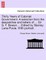 Thirty Years of Colonial Government. a Selection from the Despatches and Letters of ... Sir G. F. Bowen ... Edited by Stanley Lane-Poole. with Portrait.