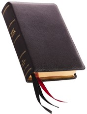 NKJV, Single-Column Reference Bible, Premium Leather, Black, Sterling Edition, Comfort Print NKJV, Single-Column Reference Bible, Premium Leather, Black, Sterling Edition, Comfort Print