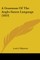 A Grammar Of The Anglo-Saxon Language (1853)