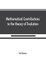Mathematical Contributions to the theory of Evolution On the theory of contingency and its relation to association and normal correlation