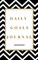 Daily Goals Journal - Planning My Day - Gold Black Strips Cover