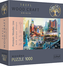 TREFL wooden puzzle New York collage 1000 pcs