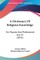 A Dictionary Of Religious Knowledge