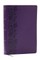 NKJV Giant Print End-Of-Verse Reference Bible, Purple Leathersoft, Red Letter, Comfort Print
