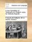 A New Translation of Telemachus in English Verse. by Gibbons Bagnall, ...