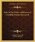 State of the Union Addresses of Franklin Delano Roosevelt