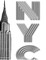 New York City Chrysler Building Writing Drawing Journal