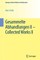 Gesammelte Abhandlungen II - Collected Works II