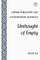 Chinese Philosophy and Contemporary Aesthetics; Unthought of Empty