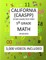 3rd Grade CALIFORNIA CAASPP, 2019 MATH, Test Prep