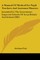 A Manual Of Method For Pupil Teachers And Assistant Masters