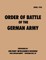 Order of Battle of the German Army, April 1943