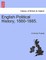 English Political History, 1880-1885.
