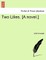 Two Lilies. [A Novel.]