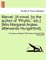Marvel. [A Novel, by the Author of "Phyllis," Etc.] [Mrs Margaret Argles, Afterwards Hungerford].
