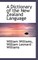A Dictionary of the New Zealand Language