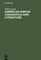 American Indian Linguistics and Literature
