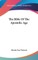 The Bible of the Apostolic Age