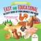 Book of Farm Animals. Easy and Educational Activity Book of Farm Animals and More. More than 100 Exercises of Coloring, Color by Number and Drawing