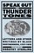 Speak Out in Thunder Tones