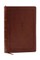 NKJV Giant Print End-Of-Verse Reference Bible, Brown Leathersoft, Red Letter, Comfort Print