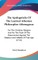 The Apologeticks Of The Learned Athenian Philosopher Athenagoras