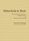 Melancholia in Music