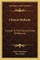 Clinical Methods