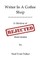Writer in a Coffee Shop - A Lifetime of Rejected Short Stories