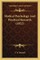 Medical Psychology and Psychical Research (1922)