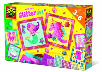 SES Mess free glitter art