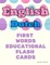 English Dutch First Words Educational Flash Cards