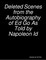 Deleted Scenes from the Autobiography of Ed Go As Told by Napoleon Id