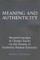 Meaning and Authenticity