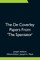 The De Coverley Papers From 'The Spectator'